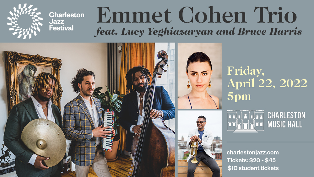 2022 Charleston Jazz Festival: Emmet Cohen Trio