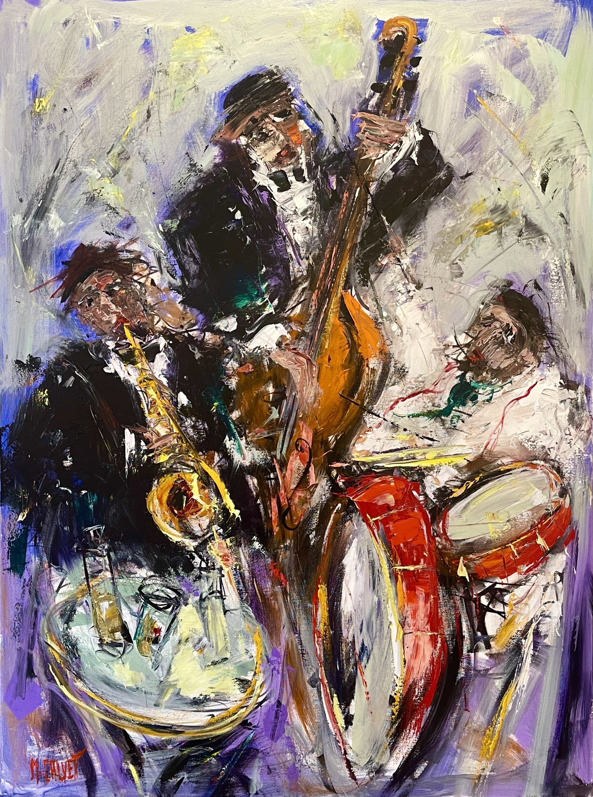 2024 Charleston Jazz Festival Poster Michel Calvet Artist