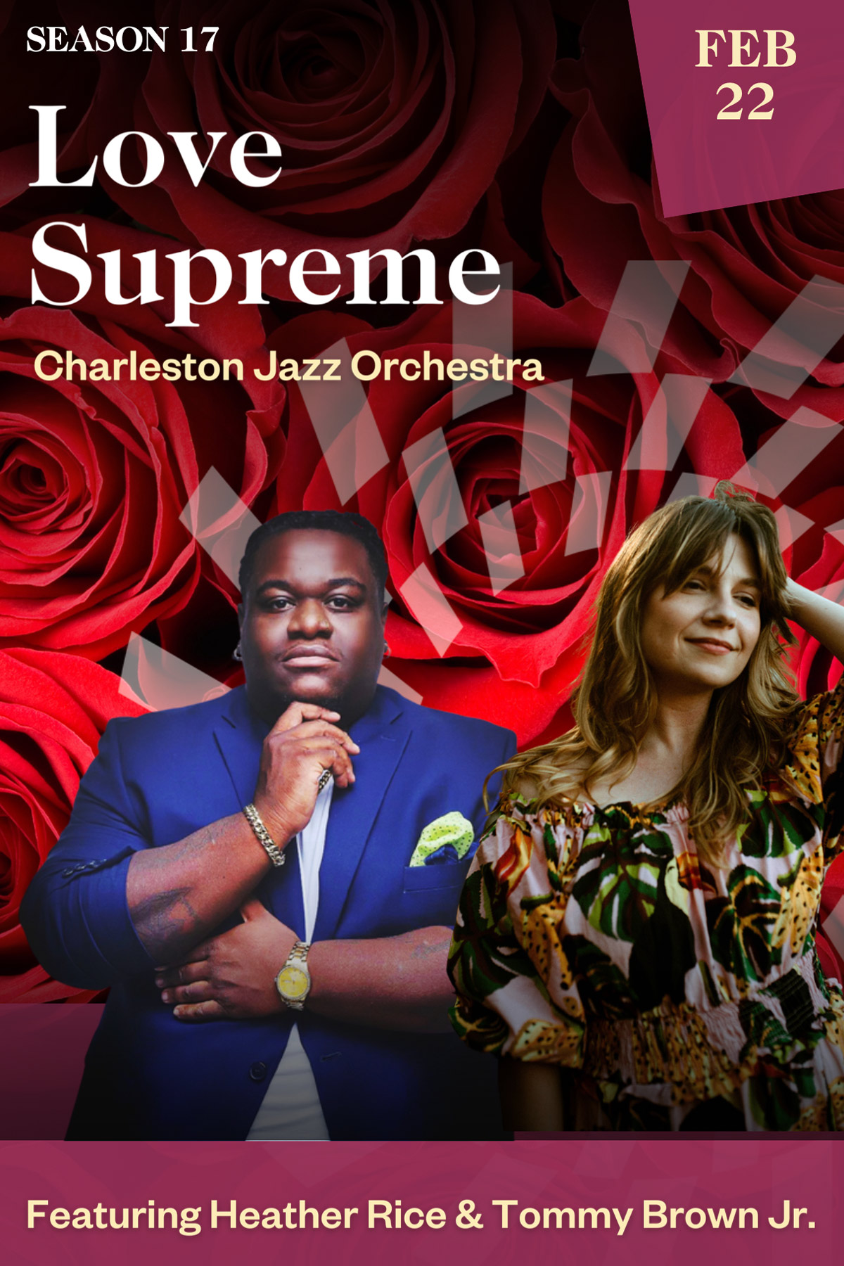 Love Supreme program cover for Charleston Jazz Orchestra Performance Love Supreme program cover for Charleston Jazz Orchestra Performance