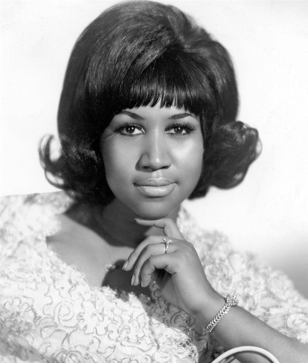 Photograph of Aretha Franklin, circa 1968